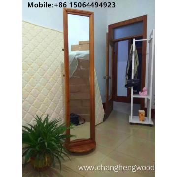 Solid wood rotatable and fashionable dressing mirror